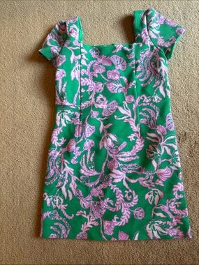 Lilly Pulitzer Girls Montrey dress Square-Neck